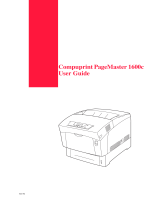 Compuprint PageMaster 1600c User manual