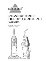 Bissell 2691 Series PowerForce Helix Turbo Pet Vacuum User manual