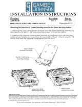 Gamber-Johnson 7160-1146 Installation guide