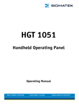 SIGMATEK HGT 1051 Operating instructions