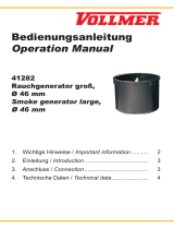 Vollmer 41282 Operating instructions
