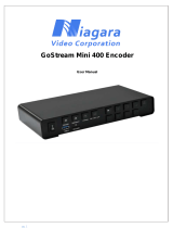 Niagara GoStream Mini 400 Series User manual