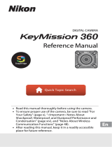 Nikon KeyMission 360 Reference guide