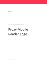 Proxy Mobile Reader Edge User Manual And Installation Manual