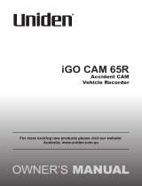 Uniden iGO CAM 65R Owner's manual