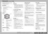 Clas Ohlson 31-3698 User manual