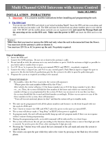 ECA MCI-3000V1 Quick start guide