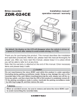 Comtec ZDR-024CE Operating instructions