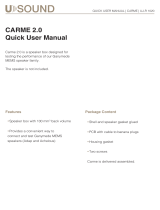 USOUND CARME 2.0 Quick User Manual