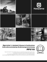 Husqvarna PP518 User manual