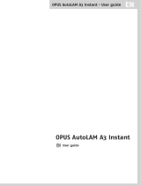 Opus AutoLAM A3 Instant User manual