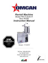 Omcan PM-IT-0030-R User manual