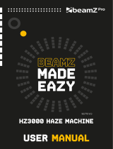 Beamz Pro HZ3000 User manual