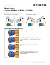 GEIGER 446F6 Series Installation guide
