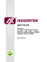 AXIOMTEK GOT115-319 User manual