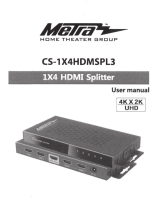 Metra Electronics CS-1X4HDMSPL2 User manual