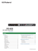 Roland XS-62S Reference guide