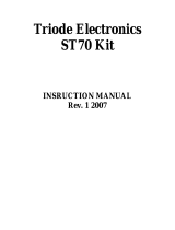 TRIODE Dynaco ST70 User manual