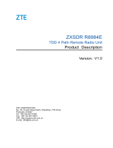 ZTE ZXSDR R8984E User manual