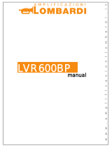 Amplificazioni Lombardi LVR600BP User manual