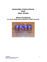 PV Electronics Nixie FunKlock Assembly Instructions And User Manual