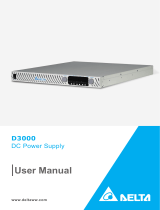 Delta D3000 User manual