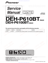 Pioneer DEH-P6100BT - Radio / CD User manual