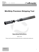 Nitronic MiniStrip Operating Instructions Manual