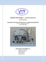 VST GREEN MACHINE  VST-GM-CS2-101 Installation, Operation, Maintenance, & Troubleshooting Manual