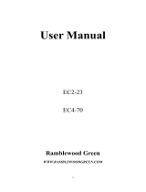 Ramblewood Green EC2-23 User manual