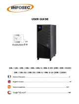 INFOSEC UPS SYSTEM E4 Evolution II + 60k TT S HV User manual