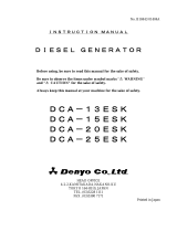 Denyo DCA-13ESK User manual