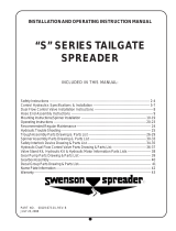 Swenson Spreader S series Installation And Operating Instruction Manual