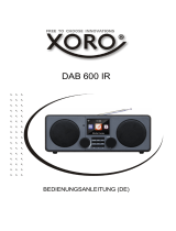 Xoro DAB 600 IR Quick start guide