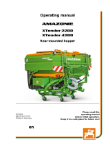 Amazone XTender 2200 Operating instructions