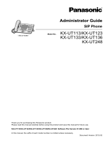 Panasonic KX-UT113 Administrator's Manual