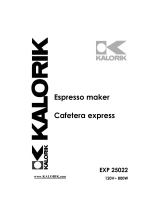 KALORIK - Team International Group Espresso Maker EXP 25022 User manual