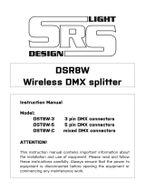 SRS Light Design DSR8W Series User manual