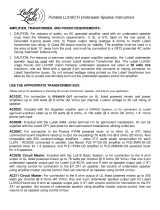 Lubell Labs LL916H Operating instructions