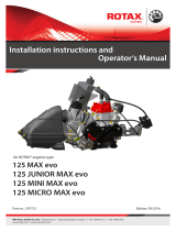 BRP Rotax 125 JUNIOR MAX evo Installation Instructions And Operators Manual