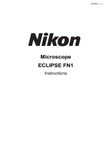 Nikon eclipse fn1 Instructions Manual