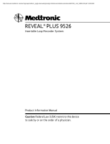 Medtronic REVEAL PLUS 9526 Product Information Manual