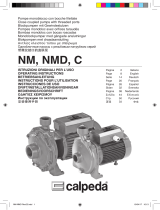 Calpeda NMD 20 Operating Instructions Manual