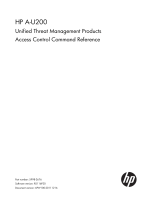 HP A-U200 Command Reference Manual