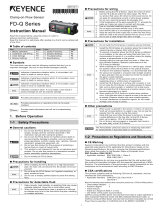 Keyence FD-Q50C User manual