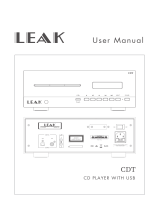Leak CD Player User manual
