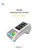PAX A80 Quick Setup Manual