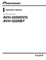 Pioneer AVH-5200DVD User manual