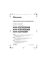 Pioneer AVH-X5700DAB Quick start guide