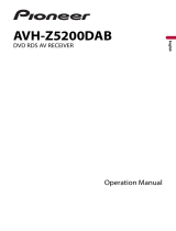 Pioneer AVH-Z5200DAB User manual